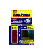The Big Cheese Ultra Power Block Bait Mouse Killer Kit - Twinpack, Fast-Acting 