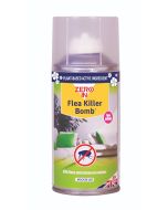 ZER027 Zero In Natural Insect Killer Flea Bomb - 150ml Aerosol - Treats Beds and Carpet