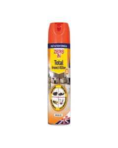 ZER905 Zero In Total Insect Killer - 300ml Aerosol - Fast-Acting Control Treatment