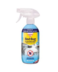 ZER983 Zero In Bed Bug & Dust Mite Killer Spray 500ml RTU Spray - Fast Acting Treatment,ZER983 Zero In Bed Bug & Dust Mite Killer Spray 500ml RTU Spray - Fast Acting Treatment
