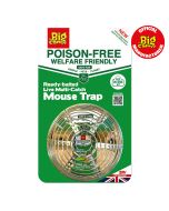 The Big Cheese Ready-Baited Live Multi-Catch Mouse Trap - Silver,  Poison-Free, Safe Around Children and Pets