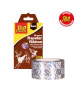 The Big Cheese Repeller Ribbon 30m - Bird Deterrent, Scares Pigeons & Deer