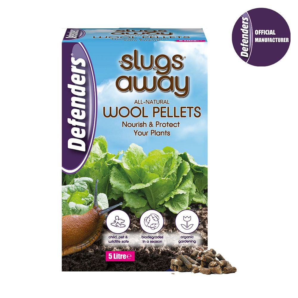 STV053 Defenders Slugs Away® Wool Pellets (Slug Deterrent Protect Gardens and Plants) 