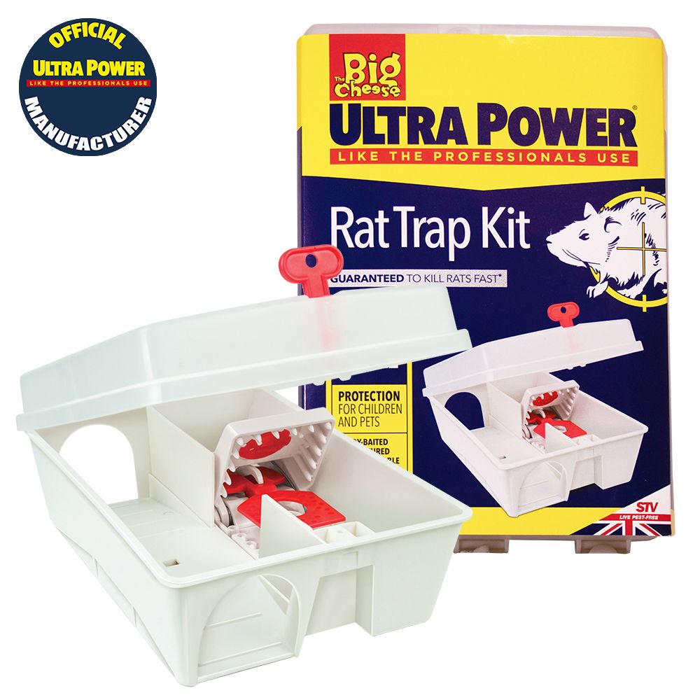 STV564 The Big Cheese Ultra Power Rat Trap Kit - Lockable Baited & Effective,STV564 The Big Cheese Ultra Power Rat Trap Kit - Lockable Baited & Effective