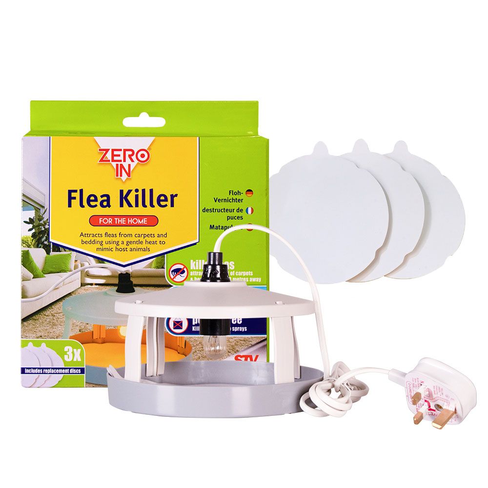Zero In Flea Killer - Mains Powered, Effective Flea Killer for the Home