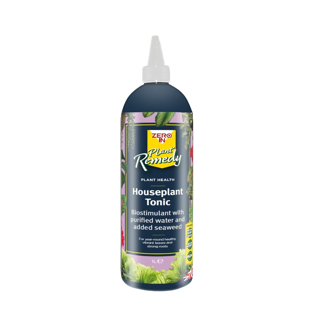 Zero In Plant Remedy Houseplant Tonic - 1L, Natural, Non-toxic, Protection Against Houseplant Insects 