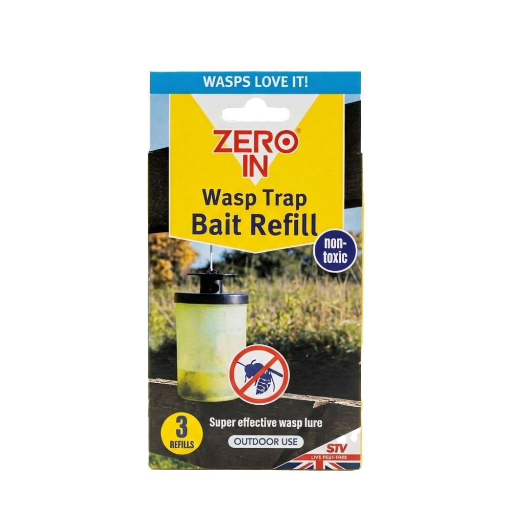 STV371 Zero In Honeypot Wasp Trap Bait Refill 3 Pack - Super Effective Wasp Attractant