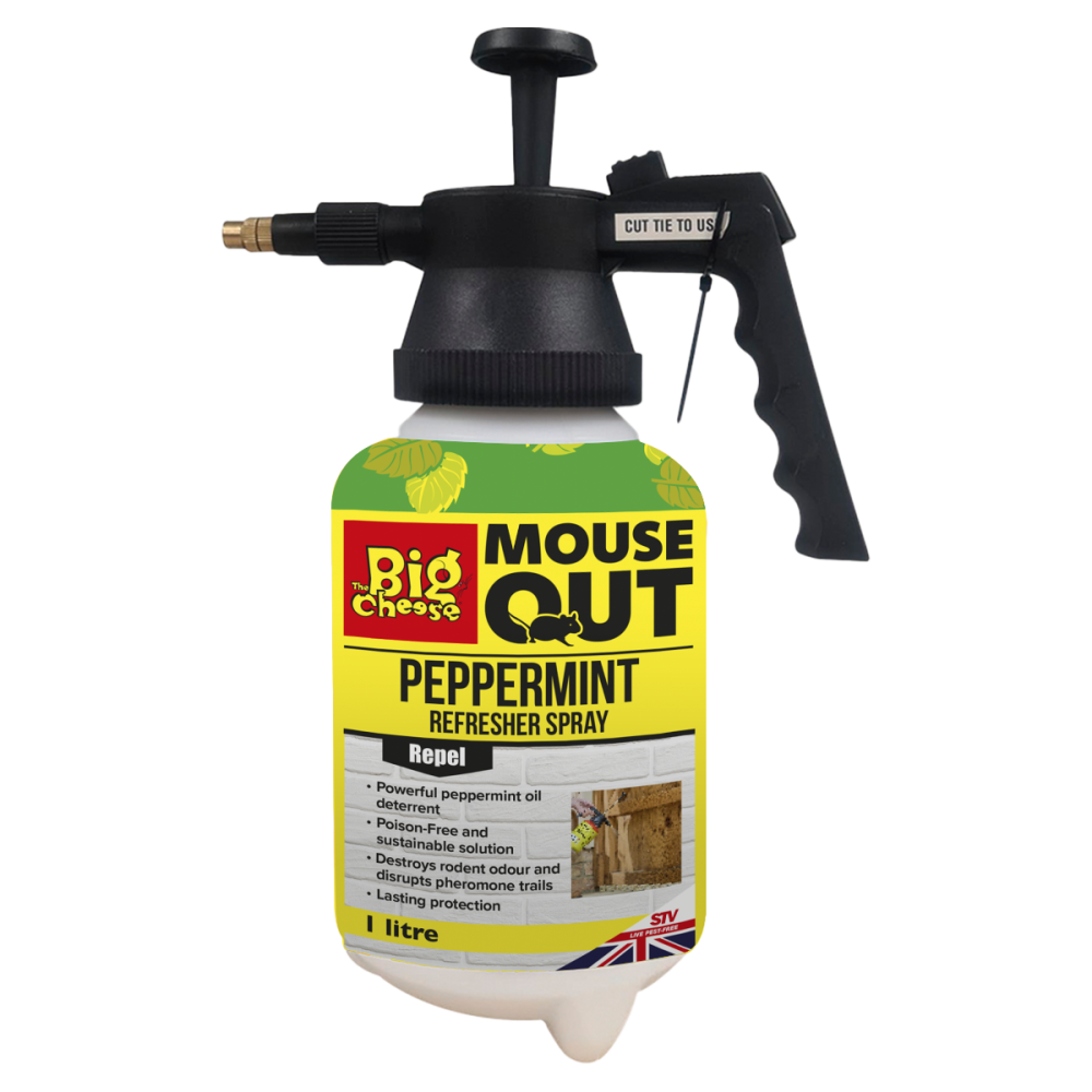 NPD Mouse Out - 1L Pressure Refresher Sprayer, Deters Rats and Mice