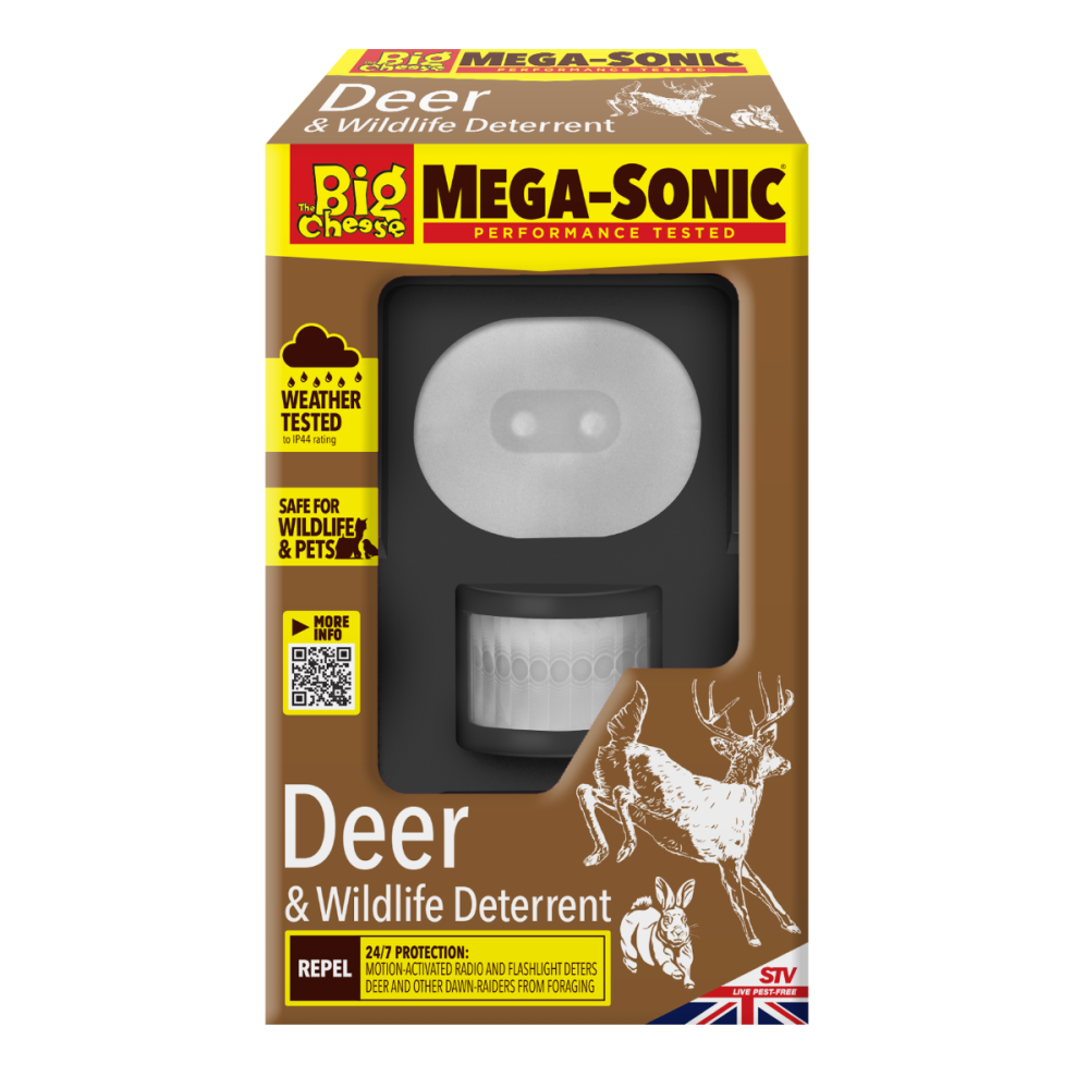 STV688 The Big Cheese Mega-Sonic® Deer & Wildlife Deterrent Motion Activated Repellent
