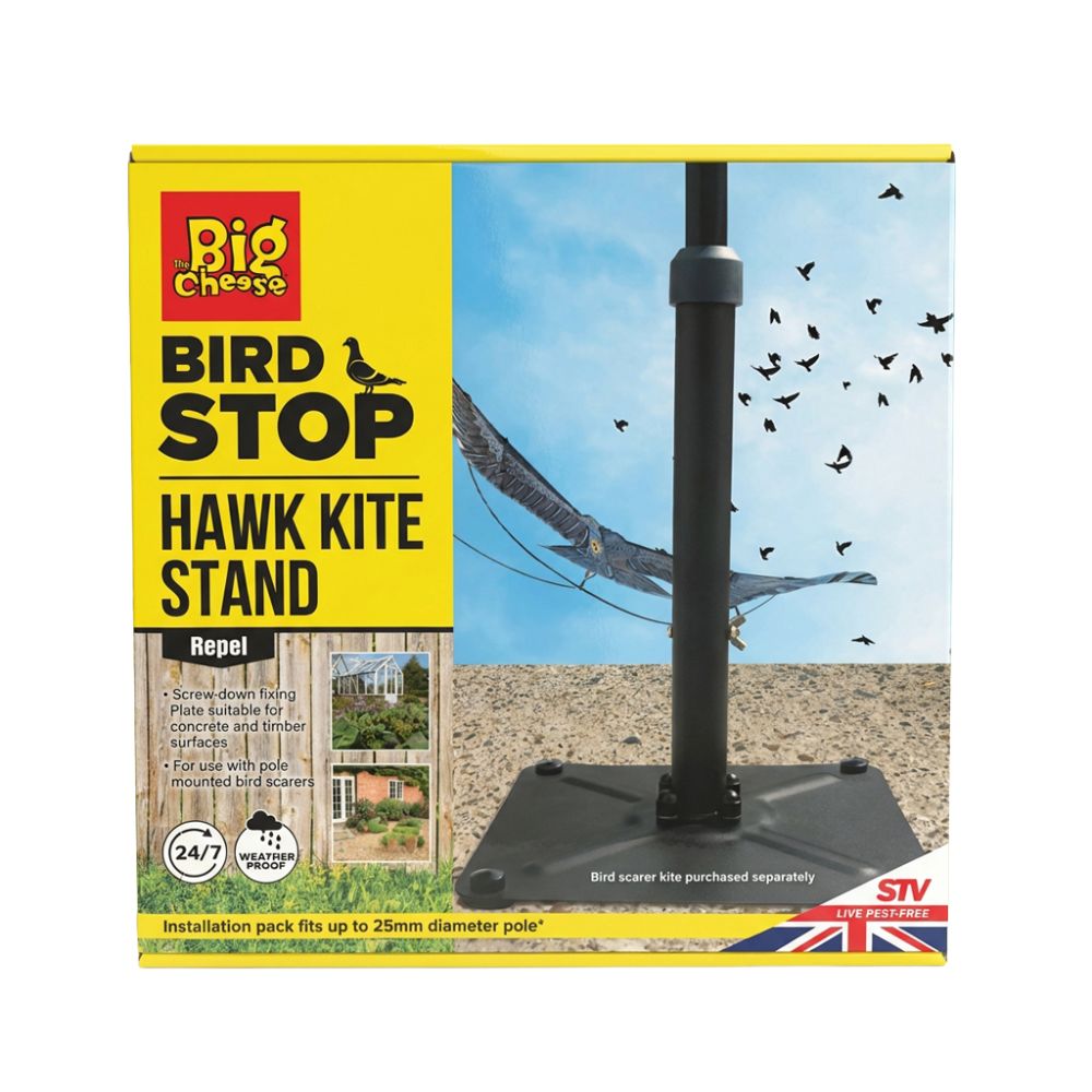 STV948 The Big Cheese Swoop Bird Scarer Kite Stand - Weather Resistant 