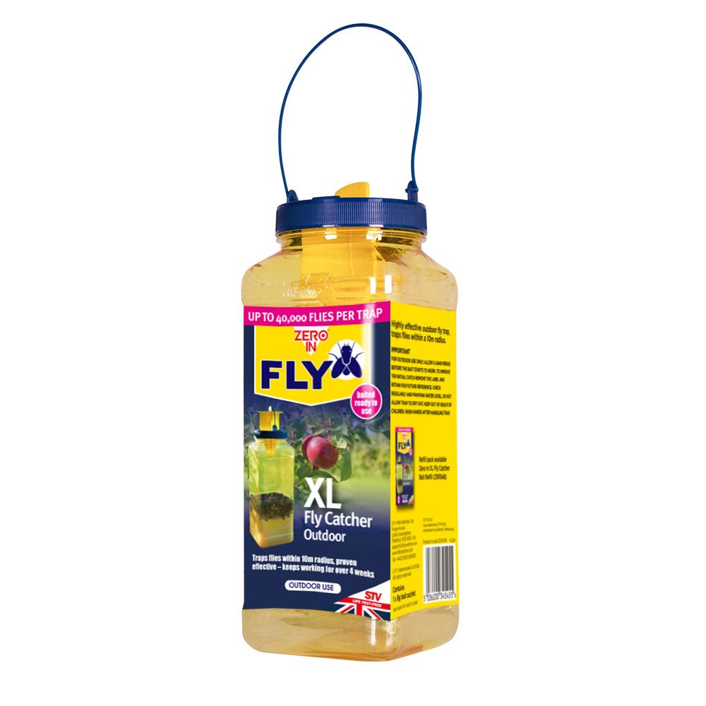 ZER545 Zero In Ultra Power XL Outdoor Fly Trap - Poison Free Super Effective Attractant