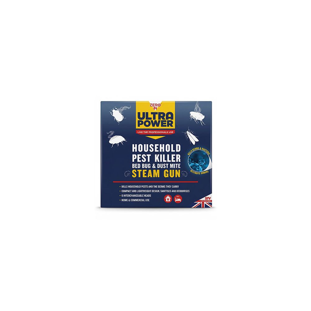 Zero In Ultra Power Household Pest Killer Steam Gun, Santise and Deodorise