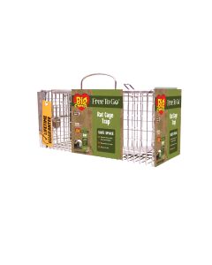 The Big Cheese Free To Go ® Rat Cage Trap, Poison-Free, Ready-Baited Rat Cage Trap
