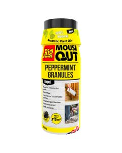 The Big Cheese Mouse Out Peppermint Granules - 350g, Non-toxic and safe to use around food storage
