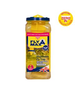 STV334 Zero In Fly Max Ready-Baited Disposable Fly Trap - Super Effective Outdoor Trap