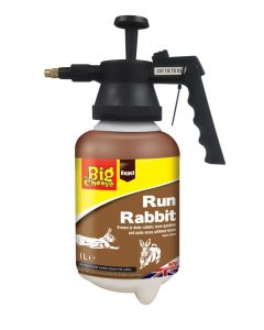 The Big Cheese Run Rabbit Repellent – 1L Pressure Sprayer, Ready-to-use, Humane Deterrant