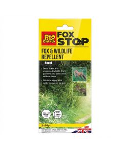 STV416 The Big Cheese Fox & Wildlife Repellent - 2x50g Sachets - Protects Gardens 