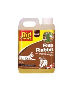 The Big Cheese Run Rabbit Repellent - 2L RTU Sprayer Kit, Ready-to-use, Humane Deterrent 