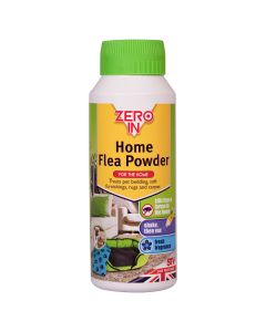 ZER024 Zero In Home Flea Powder - 300g - Killer Treatment for Carpets and Rugs ,ZER024 Zero In Home Flea Powder - 300g - Killer Treatment for Carpets and Rugs 