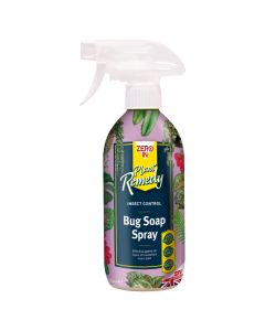 Zero In Plant Remedy Bug Soap Spray - 500ml, Refillable, Natural Insect Control for Houseplants and Edible Indoor Plants