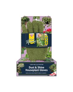 Zero In Plant Remedy Dust & Shine Houseplant Gloves, Clean and Protect Houseplants