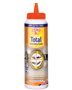 Zero In Total Insect Killing Powder - 450g, Fast-acting, multi-use, long-lasting, effective