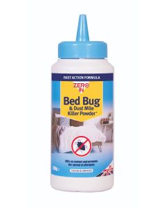 ZER982 Zero In Bed Bug & Dust Mite Killer Powder 250g - Effective Home Protection,ZER982 Zero In Bed Bug & Dust Mite Killer Powder 250g - Effective Home Protection
