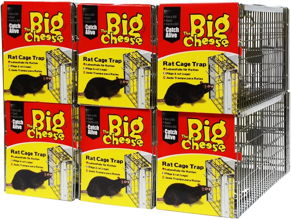 The Big Cheese Rat Cage Trap - 6 pack