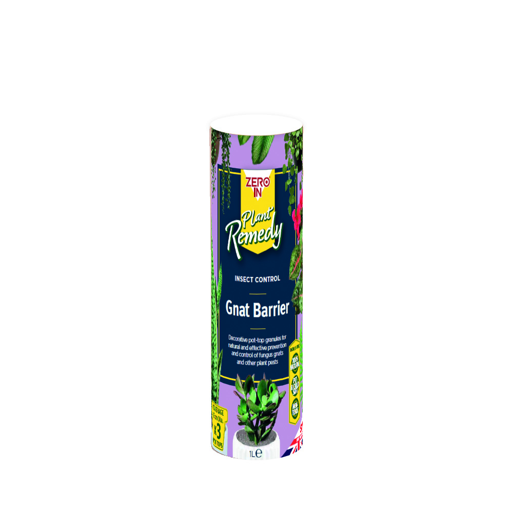 Zero In Plant Remedy Gnat Barrier - 1L, Natural Indoor Houseplant Insect Control for Fungus Gnats and Other Pests